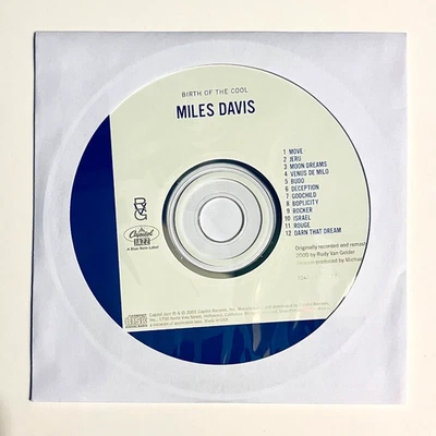 Miles Davis - Birth Of The Cool - CD (Disc Only) Foto 1 de 2