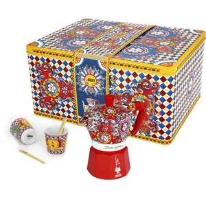 Bialetti Dolce & Gabbana Moka Express & Espresso Cup Set, Direct Fire (Coffee Ma - Picture 1 of 6