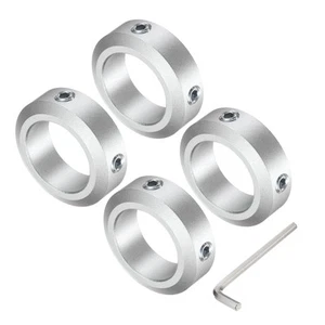 Set Screw Shaft Collar for 25mm Shaft, Clamping Collars 38mm OD, 12mm Th (4pcs) - Picture 1 of 5