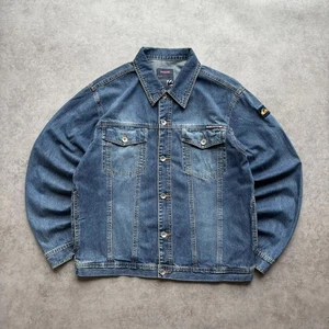 Vintage Quiksilver Y2K Surfwear Denim Jacket Large - Picture 1 of 5