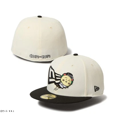 New Era 59FIFTY COJI-COJI Momoko Sakura Flag Logo Chrome White Black 14693462 - Image 1 of 4