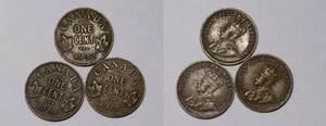 1920 27 32 CANADA CENTS LOT 3 COINS #547-25 - Picture 1 of 1