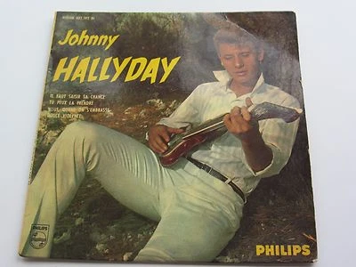 JOHNNY HALLYDAY  E.P.   NOUS, QUAND ON S'EMBRASSE   PHILIPS 432.592 BE - Image 1 of 4