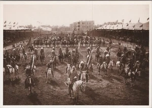 Buffalo Bill Wild West Show Aerial 1907 Reprint UNP AZUSA Postcard Serie 9264.5 - Picture 1 of 7