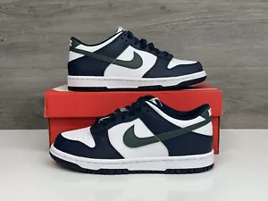Nike Dunk Low “Obsidian Vintage Green” Size-6Y White Youth (HF5177 400) New - Picture 1 of 10