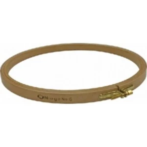 Nurge Wooden Hoops With A Screw, Rim Height 8mm, Diameter 130mm Hand Embroidery - Picture 1 of 2