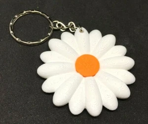 Llavero Flor Margarita 3D / Dije Bolso / Llavero Diseño Floral - Imagen 1 de 4