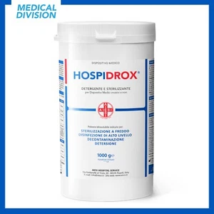 Sterilizzante a freddo in polvere acido peracetico 1 kg HOSPIDROX disinfettante - Foto 1 di 7
