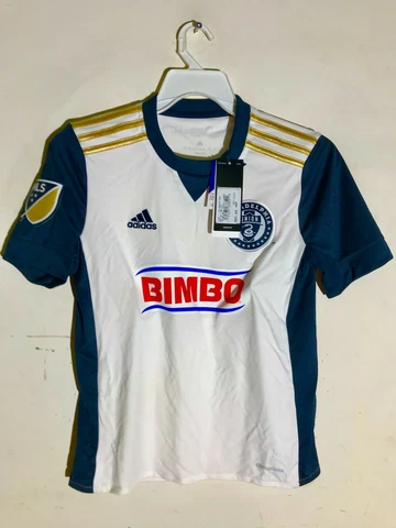 ADIDAS MLS YOUTH JERSEY PHILADELPHIA UNION WHITE SZ XL Cover