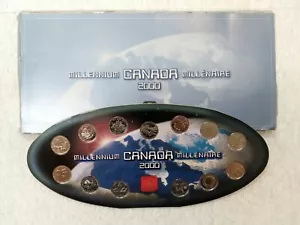 Canadá Millennium Millenaire 2000 cuarto conjunto de prueba de 13 monedas - Imagen 1 de 4