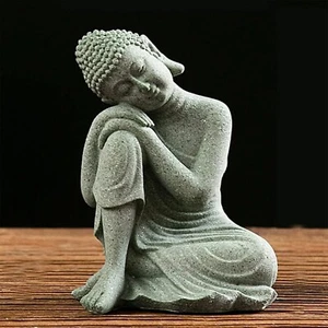 Meditating Buddha Statue – Zen Home Decor Sculpture for Table or Gift Use - Picture 1 of 9