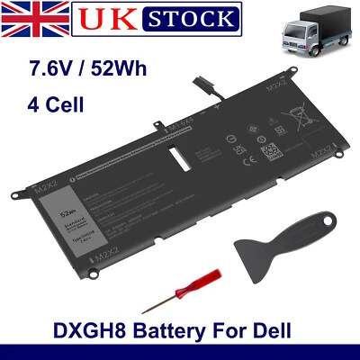 ✅FOR DELL INSPIRON 13 5390 5391 XPS 13 9370 9380 7390 BATTERY H754V DXGH8 52Wh - Image 1 of 4