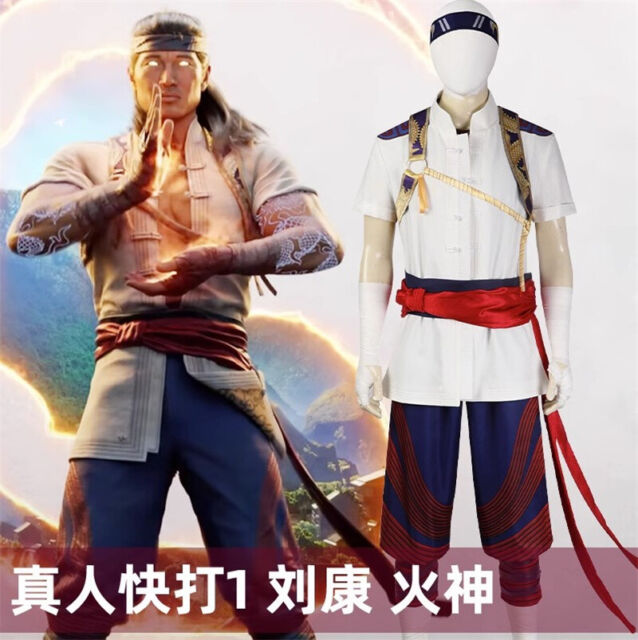 Fantasia Raiden Mortal Kombat Masculina Adulto Cosplay