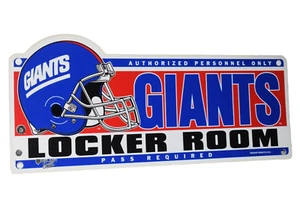 New York Giants 16" X 8" Locker Room Sign Wincraft Made in USA - Picture 1 of 1