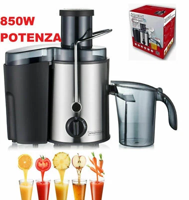 CENTRIFUGA ESTRATTORE DI SUCCO PER FRUTTA E VERDURA 850 Watt - Immagine 1 di 2