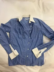 Rare Miguel Adrover Women’s Button Down Shirt Size 2 |100% Cotton |Made in Italy - Picture 1 of 4
