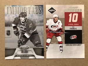 2011-12 RON FRANCIS Lot — Limited RETIRED NUMBER /199 & Certified IMMORTALS /500 - Picture 1 of 23