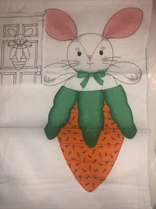 PEEK-A-BOO BUNNY Fabric Vintage PRECUT PANEL DOOR DECORATION BY CRANSTON New - Picture 1 of 2