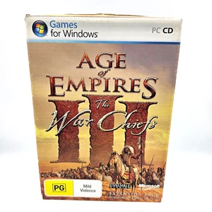 Age Of Empires 3 & The War Chiefs Expansion - PC Game Small box manuals included - Picture 1 of 3