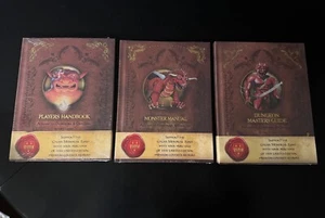 NIS SW Gygax Memorial Premium HC Monster Manuale Manuale Guida Set 3 AD&D AF3 B - Foto 1 di 2