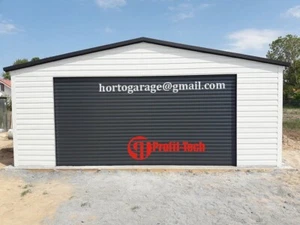 Container Großhalle Garage Blechgarage Konstruktion Blechhalle Metallgarage* - Bild 1 von 4