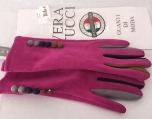 Vera Tucci Ladies Pink Touchscreen Gloves small to medium - Picture 1 of 8