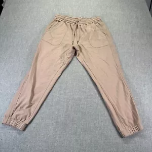 Athleta Farallon Jogger Pants Womens Size 6P Brown Pockets Elastic Waist - Picture 1 of 9