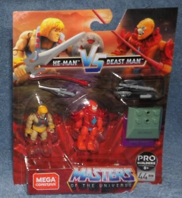 JUEGO MEGA CONSTRUX MAESTROS DEL UNIVERSO HE-MAN VS BEAST MAN #GNN73 Foto 1 de 4