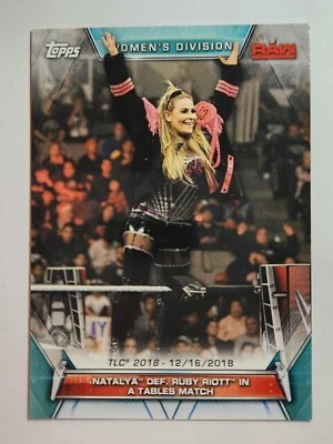 2019 Topps WWE Women's Division #94 NATALYA DEF. RUBY RIOTT - Image 1 of 2
