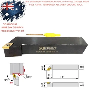 Lathe Profiling Tool RH 2525 mm Shank with Free 1 TUNGALOY insert MADE IN JAPAN - Picture 1 of 1