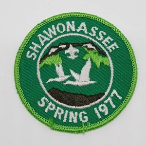 Vintage Shawonassee Spring 1977 Boy Scout Merit Badge Patch - Picture 1 of 2