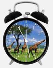 Mignon Girafe Alarme Bureau Horloge 3.75 " Maison Ou Décor W110 Nice pour Cadeau