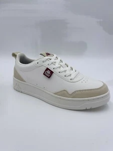 Kappa Authentic Brian 1 Unisex White-White Off-Red Dark Shoes Size US 9 -351C1FW - Picture 1 of 7