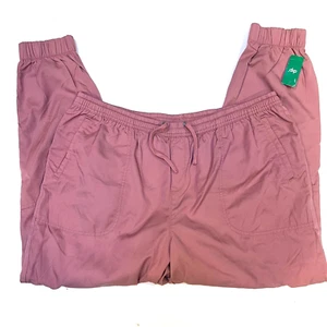 DIP Unisex Pants Extra Large Mauve Joggers Elastic Cuffs Drawstring - Picture 1 of 5