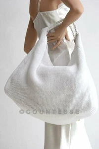 NEU ITALIENISCHE SCHICKE STRICK RIESIGE HOBO BAG KONTESSA K2143 - Bild 1 von 1