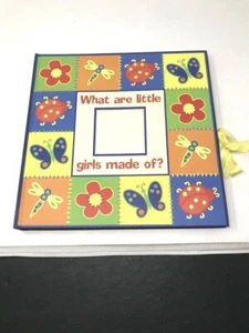 New Seasons What are little Girl's Made of Scrapbook Photo Album 12 x 12 - Picture 1 of 9