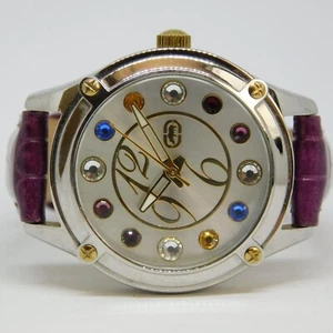 by marc ecko Genuine Leather Quartz Analog Women's Watch New Battery - Picture 1 of 10