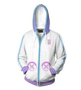 Hyperdimension Neptunia Anime Kapuzen Sweatshirt jacket jacke Hoodie Pullover - Picture 1 of 3