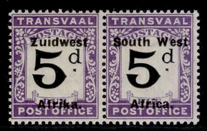 SOUTH WEST AFRICA GV SG D21, 5d black & violet, M MINT. Cat £13. - Picture 1 of 1