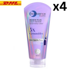 4x Bio-essence RENEW PLUS DEEP REPAIR Skin Serum Body Lotion 5x Ceramide 300ml - Bild 1 von 8