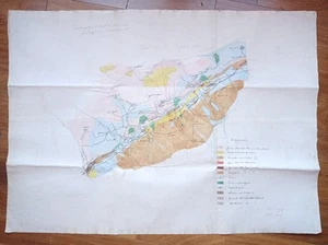Mappa geologica XIX secolo Val di Susa Giaglione Chiomonte Salbertrand Exilles - Foto 1 di 6