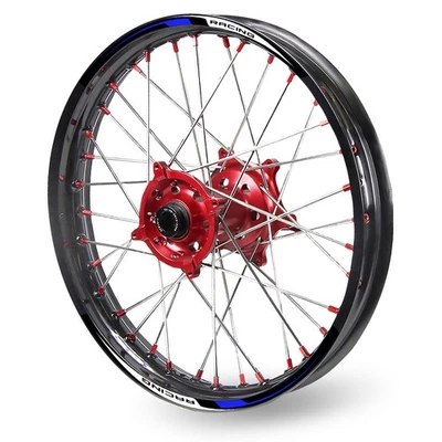 For Kawasaki KLX140G 17 18 19 20 21/18 inch MX Dirt Bike Blue Wheel Stickers R02 - Image 1 of 4