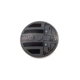 1x Lego Sat Radar Dish 4x4 New - Dark Grey Shield Star Wars 4225832 3960px4