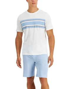 Club Room Men's 2 Pairs Cotton/Modal Sleep/Lounge Shorts Blue-2XL - Picture 1 of 6