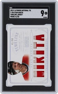 Stan Mikita Blackhawks 2013-14 Panini National Treasures #T-SM #41/50 SGC 9 Card - Picture 1 of 4