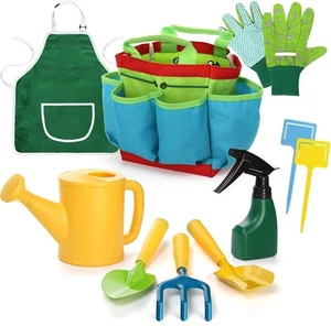 9PCS Kids Garden Tools Set,Boys Girls Gardening Kit Including Watering... - Picture 1 of 7