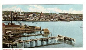 Harbor and City Newport Rhode Island 1906 View Postcard RI - Picture 1 of 3