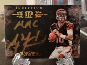 2014 Topps Inception /10 AJ McCarron Auto RC Rookie #IGS-AM Alabama - Picture 1 of 3