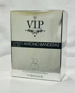 Antonio Banderas SPIRIT VIP Colonia 100 ml 3,4 oz spray EDT da uomo nuovo sigillato RARO - Foto 1 di 4