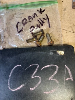 1978 1979 Ford F150 F250 F350 BRONCO 351M 400 CRANK PULLEY TO BALANCER BOLTS OEM - Image 1 of 3